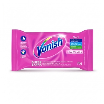 Vanish Tira Manchas Em Barra Pink 75G