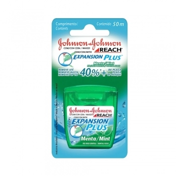 Fio Dental Reach Menta 50M Johnsons Kenvue