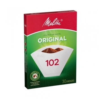 Filtro De Papel Melitta 102 C/ 30 Unidades