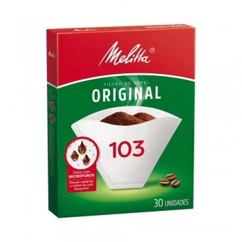 Filtro De Papel Melitta 103 C/ 30 Unidades