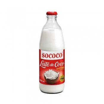 Leite De Coco Tradicional Vidro 500Ml Sococo