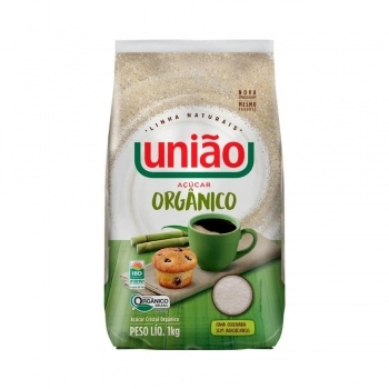 Açúcar Cristal Orgânico União 1Kg