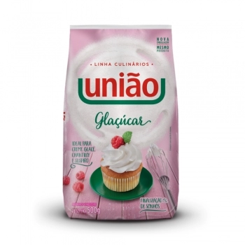 Açúcar Refinado Glaçúcar União 500G