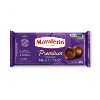 Cobertura Premium Meio Amarga 1,01Kg Mavalério
