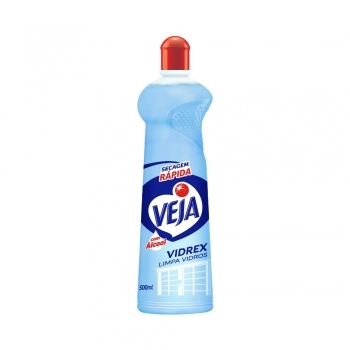 Veja Limpa Vidros Vidrex Squeeze Tradicional 500Ml