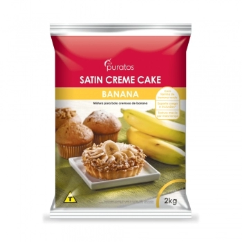 Satin Creme Cake Banana 2Kg Puratos