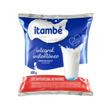 Leite Em Pó Integral Instantâneo Itambé 400G
