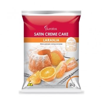 Satin Creme Cake Laranja Puratos 2Kg