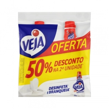 Veja Banheiro Tira Limo Conjunto C/ 2 Unidades 500Ml