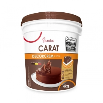 Decorcrem Avelã Carat 4Kg Puratos