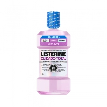 Enxaguante Bucal Listerine Cuidado Total Zero 500Ml