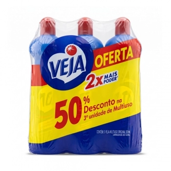 Veja Multiuso Conjunto C/ 3 Unidades 500Ml