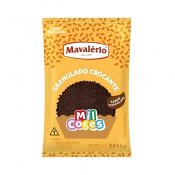 Granulado Crocante Mil Cores Chocolate 1,01Kg Mavalério