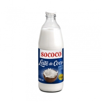 Leite De Coco Rtc Vidro 500Ml Sococo