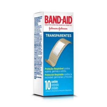 Curativo Transparente Band-Aid C/ 10 Unidades Johnsons Kenvue