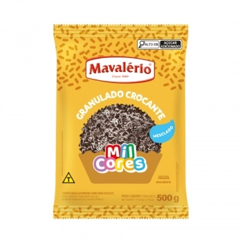 Granulado Crocante Mil Cores Mescla 500G Mavalério