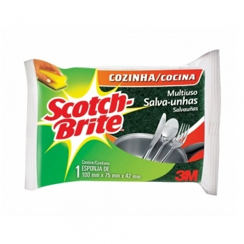 Esponja Salva Unhas Multiuso Unitária Scotch-Brite