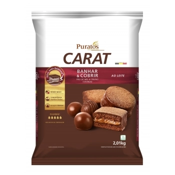 Cobertura Carat Pão De Mel Trufas Leite 2,01Kg Puratos
