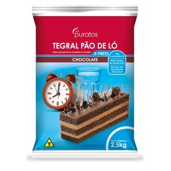 Mistura De Pão De Ló X-Press Chocolate 2,5Kg Puratos