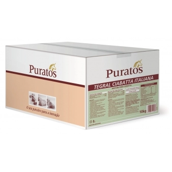 Mistura De Pão Ciabatta Italiana Tegral 10Kg Puratos