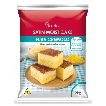 Satin Moist Cake Fubá Cremoso 2Kg Puratos