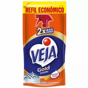 Veja Cozinha Desengordurante Laranja Doypack 400Ml