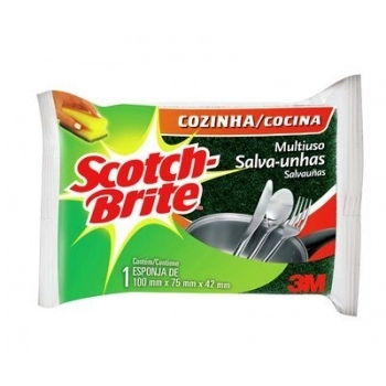 Esponja Salva Unhas Multiuso Unitária Scotch-Brite