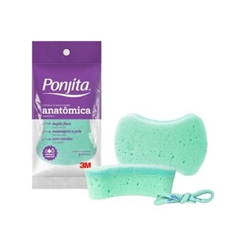 Esponja De Banho Anatômica Ponjita