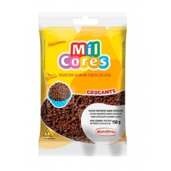 Granulado Crocante Em Flocos Chocolate 150G Mavalério