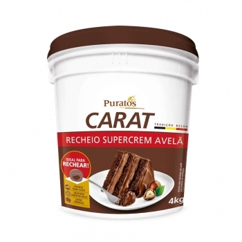 Carat Supercrem Avelã 4Kg Puratos
